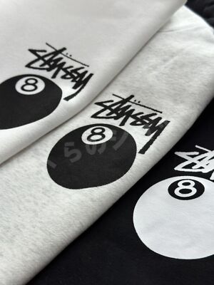 see description size S-XL STUSSY Eight Ball Hooded Sweatshirt 3 colors
