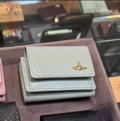 see description 5 Colors Vivienne Westwood Tri-fold Wallet Matelasse Wallet