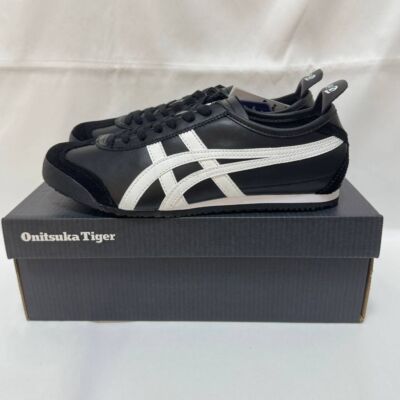 Check Description Sizes 23.5-28cm Onitsuka Tiger Sneakers MEXICO 66 Black White