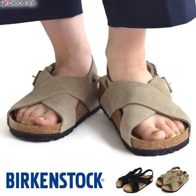 see description multi sizses BIRKENSTOCK Tulum Soft Sandals Cross Strap Suede