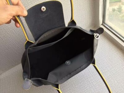 see description 3Size Longchamp Le Pliage Tote Bag Handbag Nylon bag Black