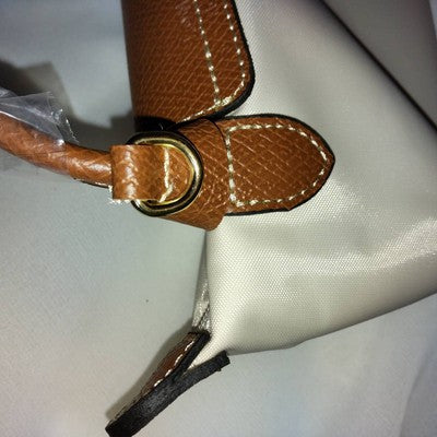Longchamp XS size Tote Bag Handbag nylon bag Shoulder bag Ivory/PAPIER