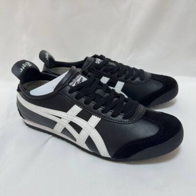 Check Description Sizes 23.5-28cm Onitsuka Tiger Sneakers MEXICO 66 Black White