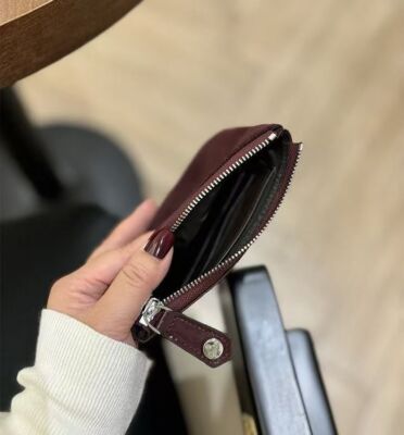 Vivienne Westwood Ultra-thin Coin Purse small wallet Multi-Card Pocket Red