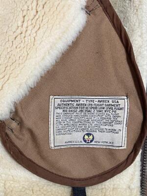 AVIREX flight jacket B-3 S size shearling leather Equipment Unisex
