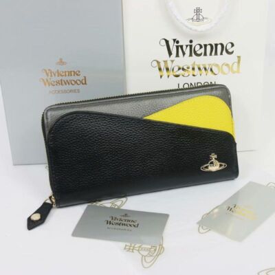 see description 3colors Vivienne Westwood Wallet Long Wallet 55VV357