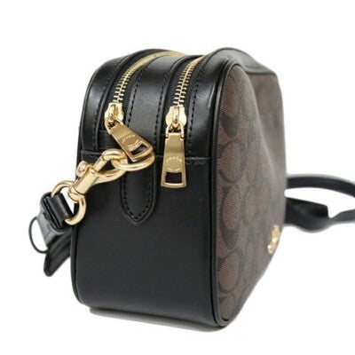 Coach Shoulder Signature Clutch Bag Women's Bag 2WAY F68168 Brown/Black Outlet