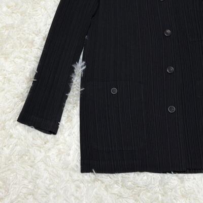 Discontinued model Issey Miyake pants set M black pleats women's