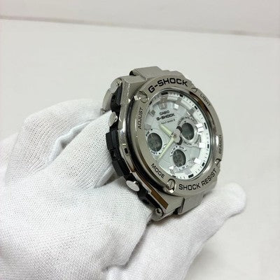 Casio Watch G-STEEL Radio Solar GST-W110D-7AJF Silver Men Analog Digital japan