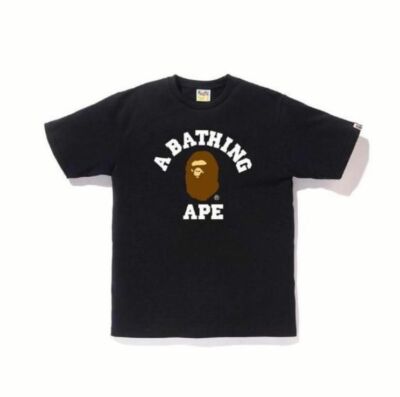 Size:check description NEW A Bathing Ape Print Short Sleeve T-Shirt Khaki Black