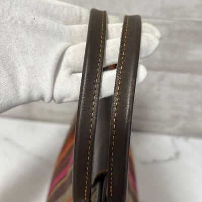 Longchamp Tote Bag Handbag canvas bag leather bag stripes Women's Bag