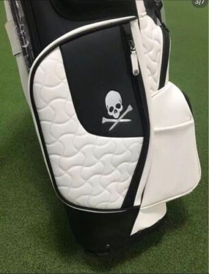 check description chose color G-Four Golf Caddy Bag Stand-type Bag black white