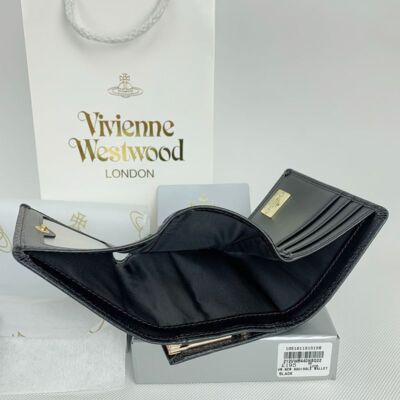 see description 4colors Vivienne Westwood Tri-fold Wallet, Clasp Wallet 13VV138
