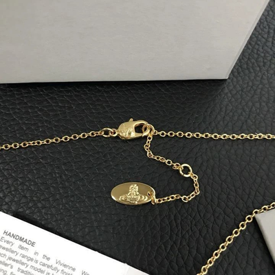 Vivienne Westwood Reina Necklace Orb Gold Total length 40cm Box included