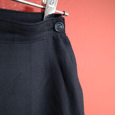 Trico Comme Des Garcons Tricot Nylon/Polyester Knit Skirt Short Dark navy