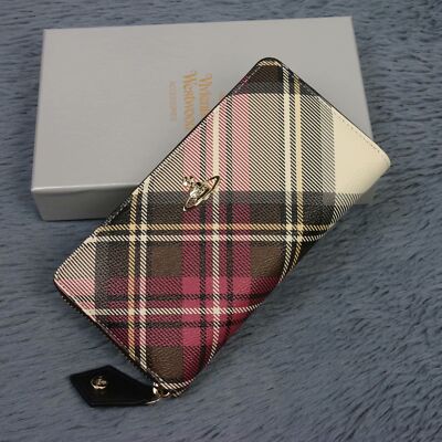 check description Vivienne Westwood Long Wallet 55VV305 Checked pattern