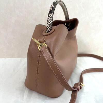 Elleme RAISIN 2way Leather Shoulder Bag Magnetic Closure　Crossbody bag
