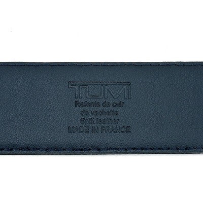 TUMI LEATHER Pin Buckle Belt Black BLACK TU0080