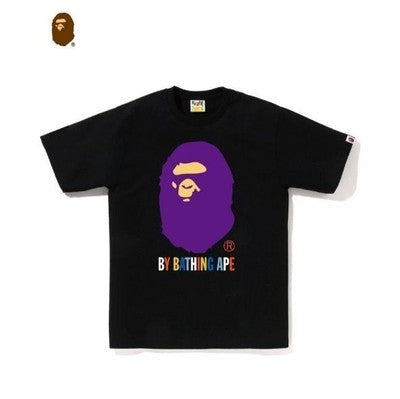 Size:check description NEW A Bathing Ape Print Short Sleeve T-Shirt Black Purple