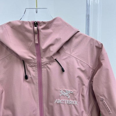 check description size S-XL ARC'TERYX BETA LT GORE-TEX Zip-in Nylon Jacket Pink