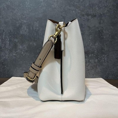 Coach Bag C3766 Willow Bucket Bag Shoulder Bag Leather Colorblock Ladies Rare