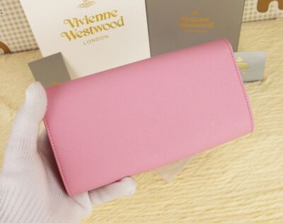 chose 4collors Vivienne Westwood Long Wallet Bi-fold Wallet 64VV406