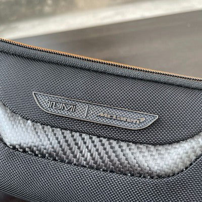 Tumi Mclaren Brox Shoulder Bag Sling Body Bag Black Orange