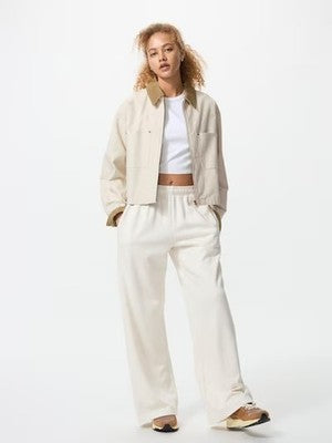 see description 4colors UNIQLO zip-up short jacket casual short length Women