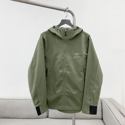 check description size M-3XL ARC'TERYX logo outdoor softshell punch jacket