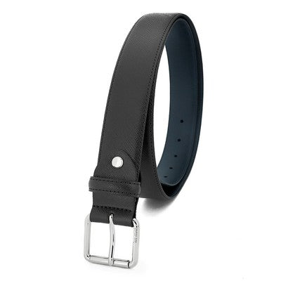 TUMI LEATHER Pin Buckle Belt Black BLACK TU0080