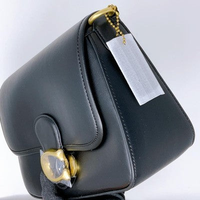 Coach C4823 Leather Soft Tabby Shoulder Bag Crossbody Black NEW Outlet Handbag