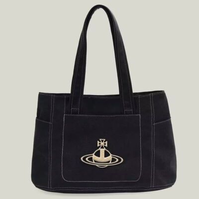 Vivienne Westwood Orb Logo Tote Bag Shoulder Bag Storage