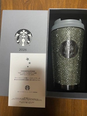 1000 Limited Starbucks 2026 LuckyBag LimitedEdition Rhinestone Tumbler gift JP_4