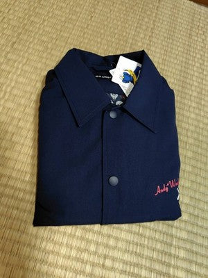 NEW  UNIQLO KAWS & WARHOL COLLECTION Coach Jacket Black Navy XS- XL JAPAN