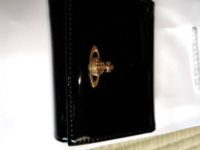 Vivienne Westwood Tri-fold wallet purse wallet enamel 13VV107