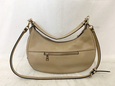 COACH 2way bag handbag tote bag Shoulder bags Zip bag Beige Leather Women s