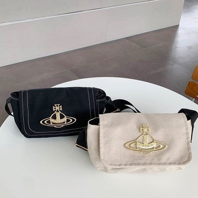 select black or white Vivienne Westwood Edgewear Shoulder Bag Denim NEW