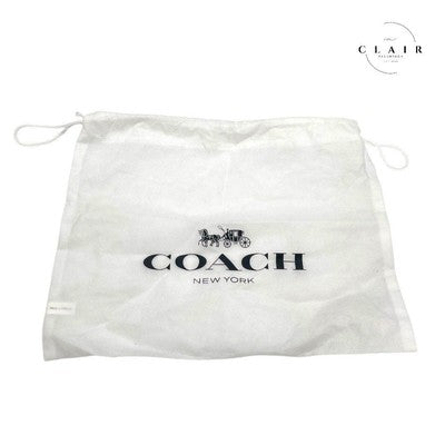 COACH One Shoulder Bag  Handbag Zip bag Beige 2way bag Small Leather