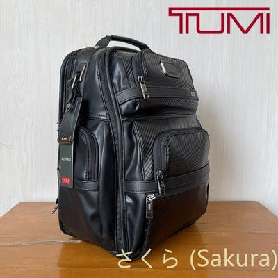 TUMI Alpha 3 Carbon Leather Backpack outletdp