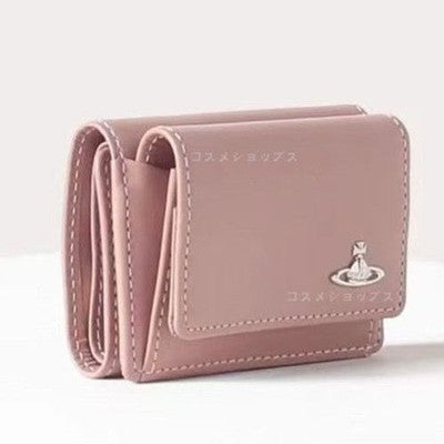 see desciption 5colors vivienne Westwood tri-fold small wallet multi-card slot