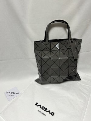 Issey Miyake BAO BAO Prism Shoulder Tote Bag PVC Glossy From Japan Matte graysp