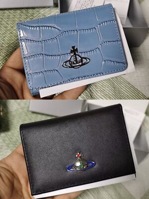 see description chose 2colors Vivienne Westwood Wallet Purse Tri-fold C489520