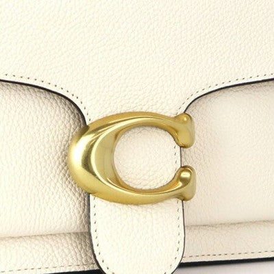 COACH 73995 Tabby Leather 2WAY Handbag Shoulder Diagonal Shoulder Women White