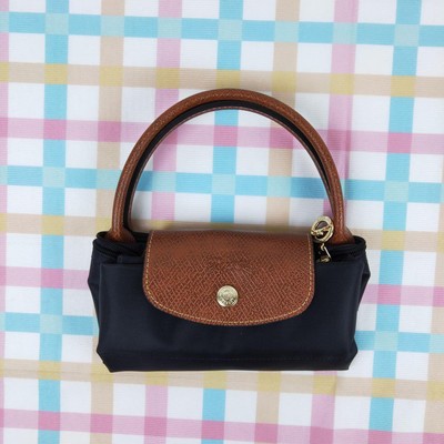 Longchamp Le Pliage S  Tote Bag Handbag collapsible Outlet black brown NEW