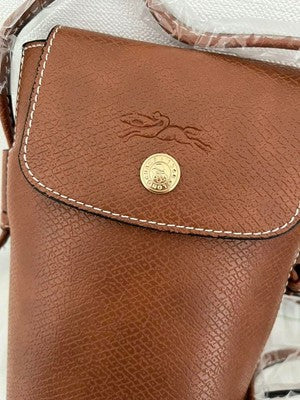 Longchamp Epurée Crossbody Bags Shoulder Bags Smartphone cases Brown Leather
