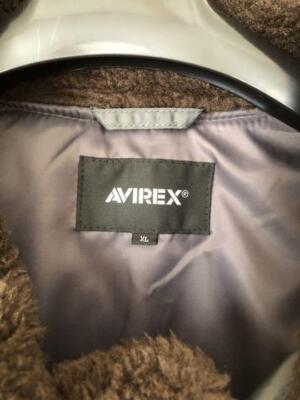 AVIREX Retro Boa B-3 Top Gun Jacket XL Polyester Black 783-2952004