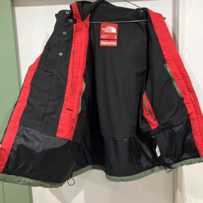 XL size Supreme16SS x The North Face Steep Tech Hooded Jacket Authentic rare