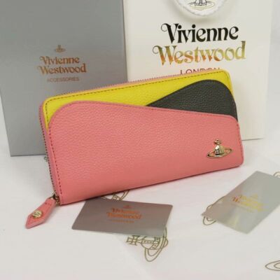 see description 3colors Vivienne Westwood Wallet Long Wallet 55VV357