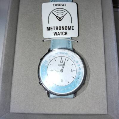 SEIKO Metronome Watch Casual Upstyle SMW004BP quartz Water resistant Blue