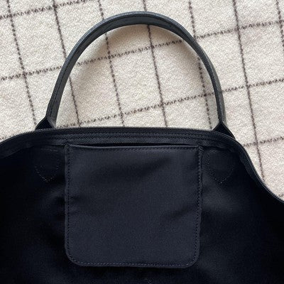 Longchamp Le Pliage M size Tote Bag Enamel hand bag  Sub-bag Red/Black